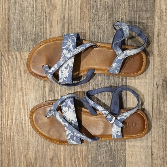 Toms Shoes - TOMS | Floral‎ Sandals | Size 7​